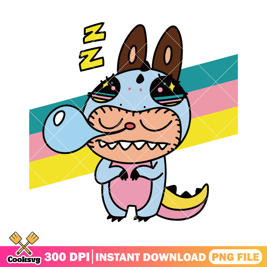 Labubu Sleepwalking Labubu sleeping png, labubu standing png, labubu costume png – Cooksvg