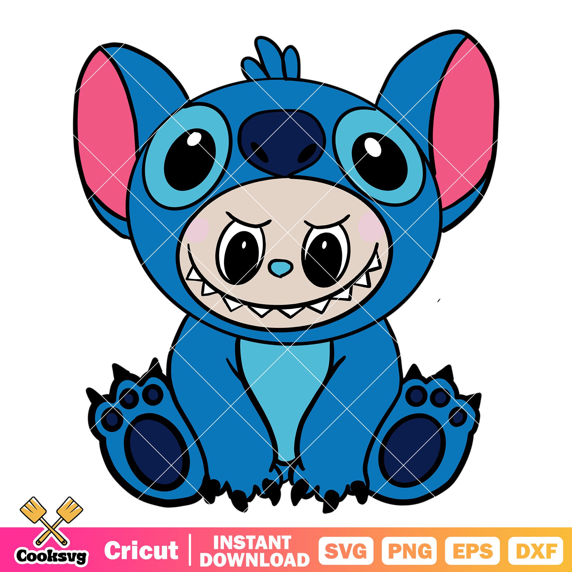 Labubu stitch disney svg, disney stitch svg, stitch labubu svg