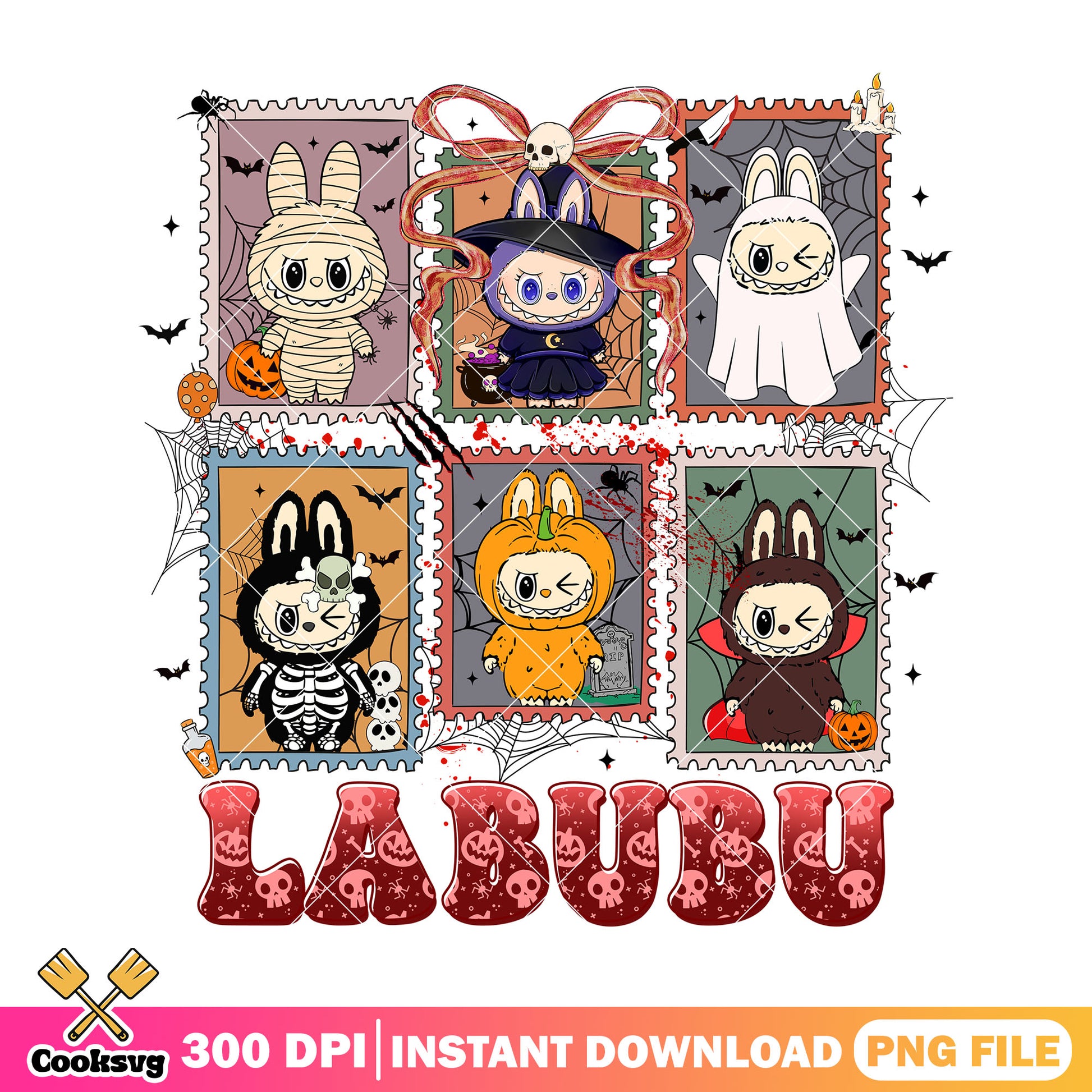 Labubu sweet witch png, labubu pop mart png, halloween store png
