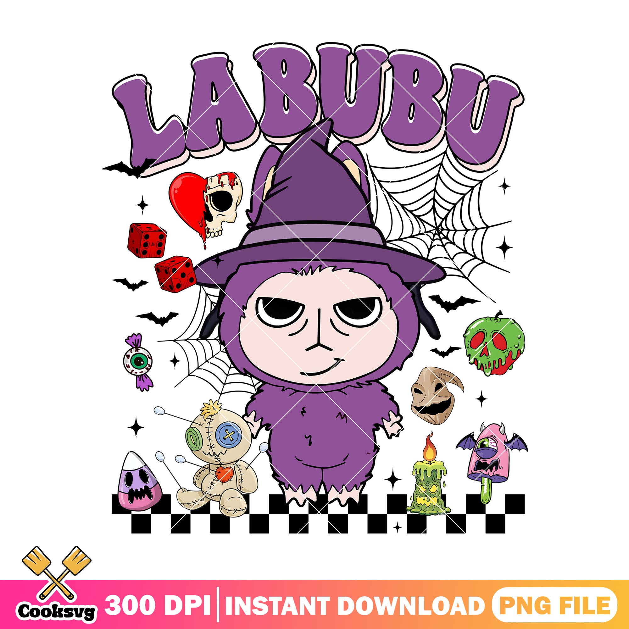 Labubu the witch png, the witch png, labubu keychain png – Cooksvg