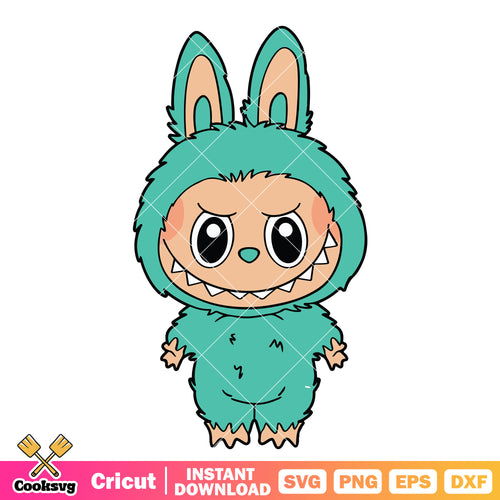 Labubu toys purple design svg, labubu doll svg, labubu toys svg