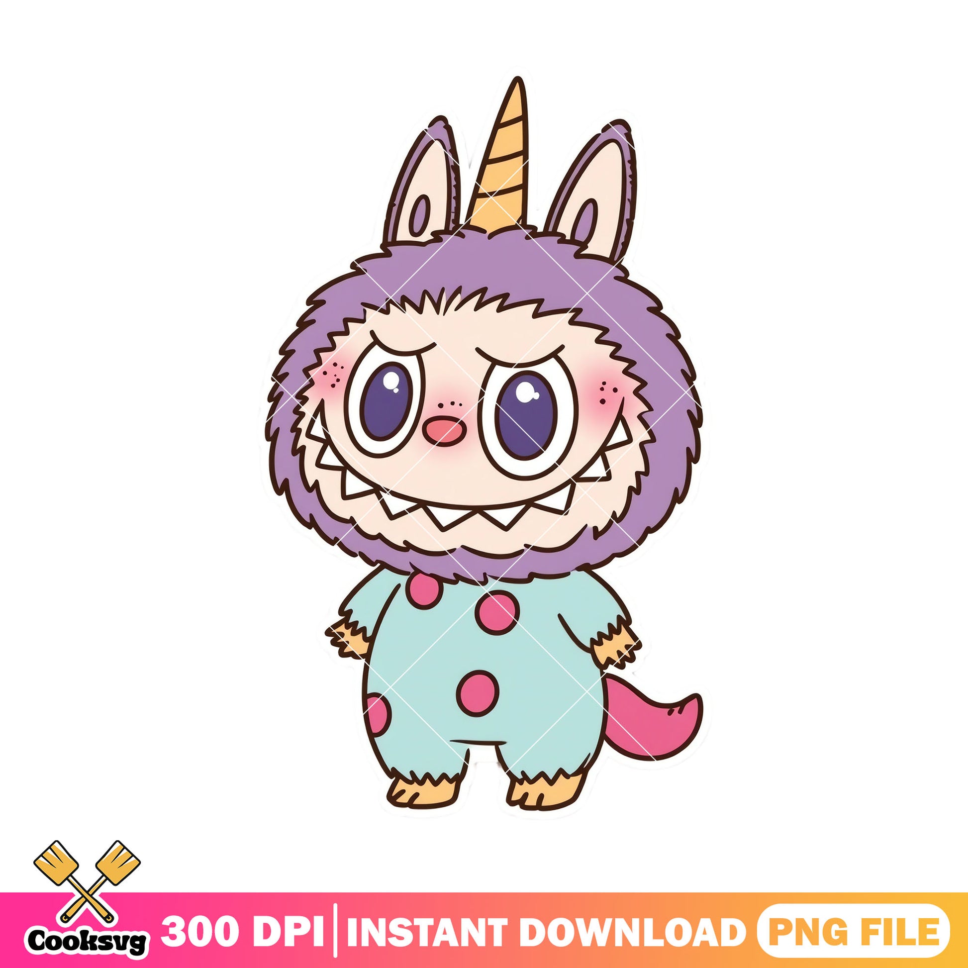 Labubu unicorn cosplay png, labubu outfit png, labubu hehe png