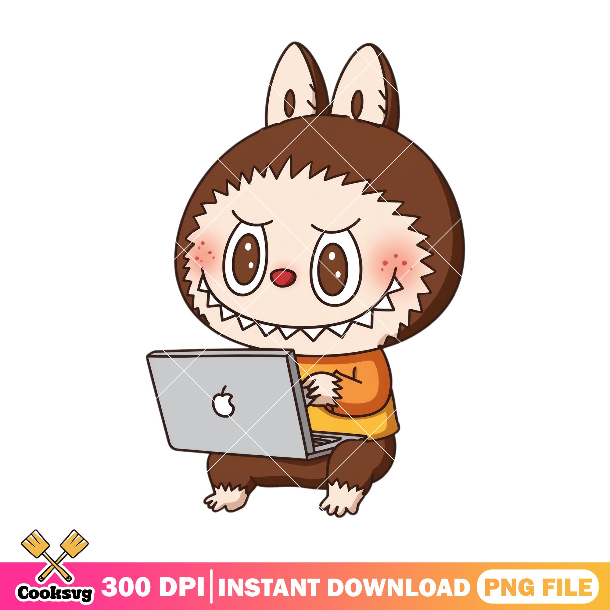 Labubu using laptop png, labubu happy png, labubu plush png – Cooksvg