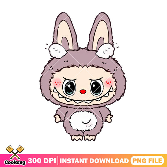 Labubu with wing head png, labubu baby png, labubu plush png