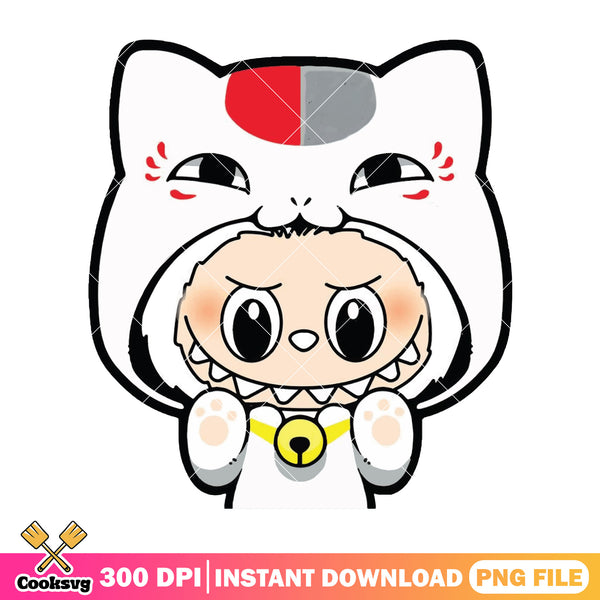 Labumeow monster design png, labubu white png, labubu picture png – Cooksvg