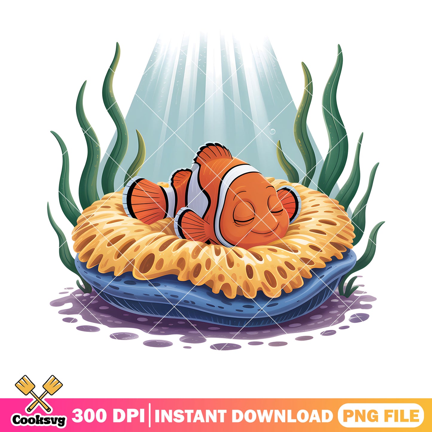 Lazy sleepy marlin png, disney marlin png, nemo and friends​ png
