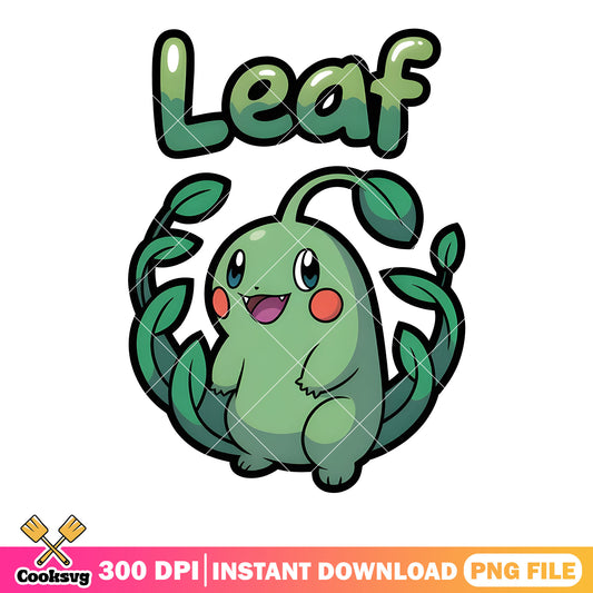 Leaf budrew pokemon png, pokemon stickers png, pokemon budrew png