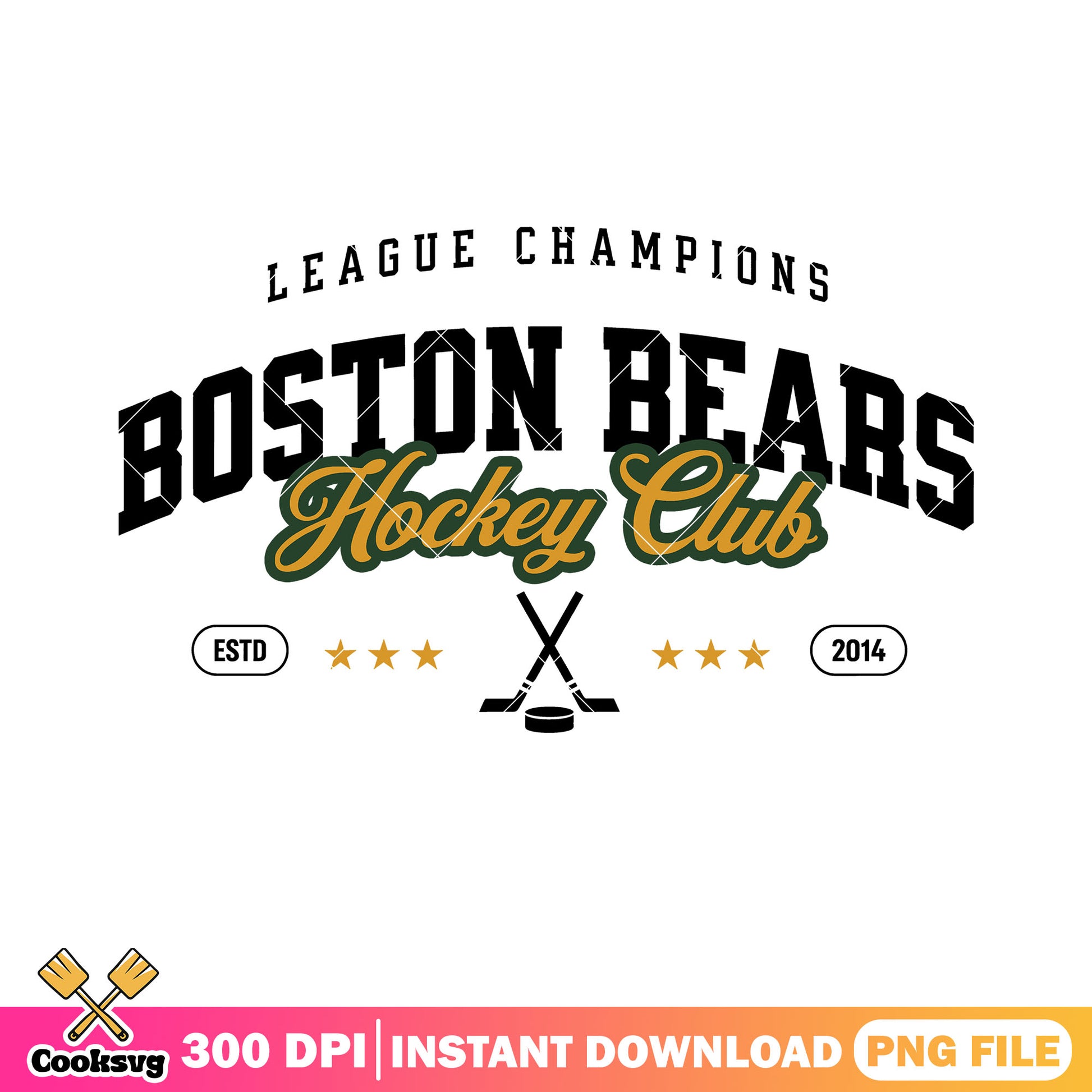 Leaugue champion boston bears png, hockey team png, heated rivalry png