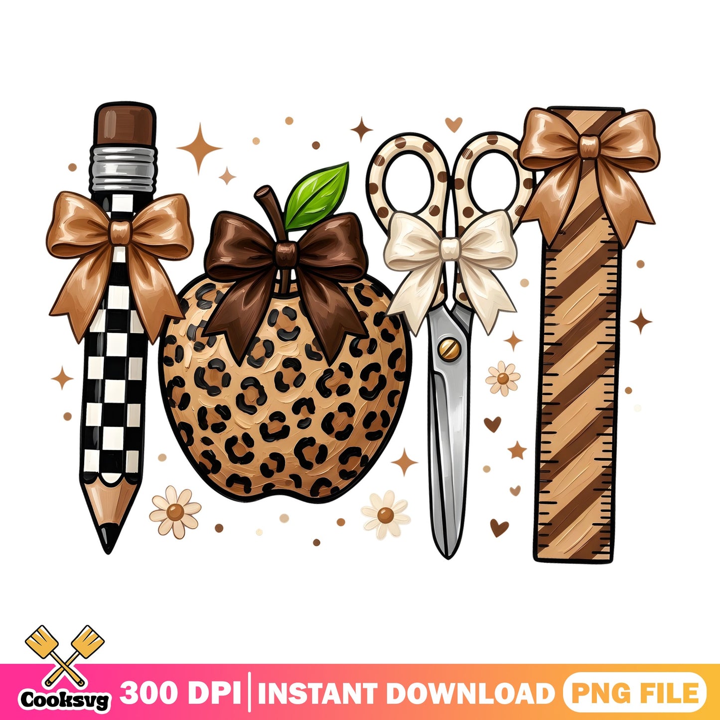 Leopard Teacher Back To School PNG, Teacher Life PNG, Teacher PNG