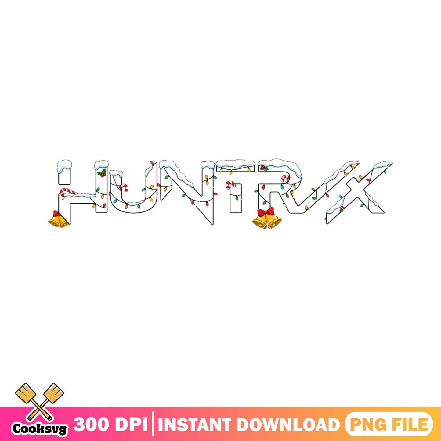 Light christmas huntrix png, christmas png, kpop demon hunters png