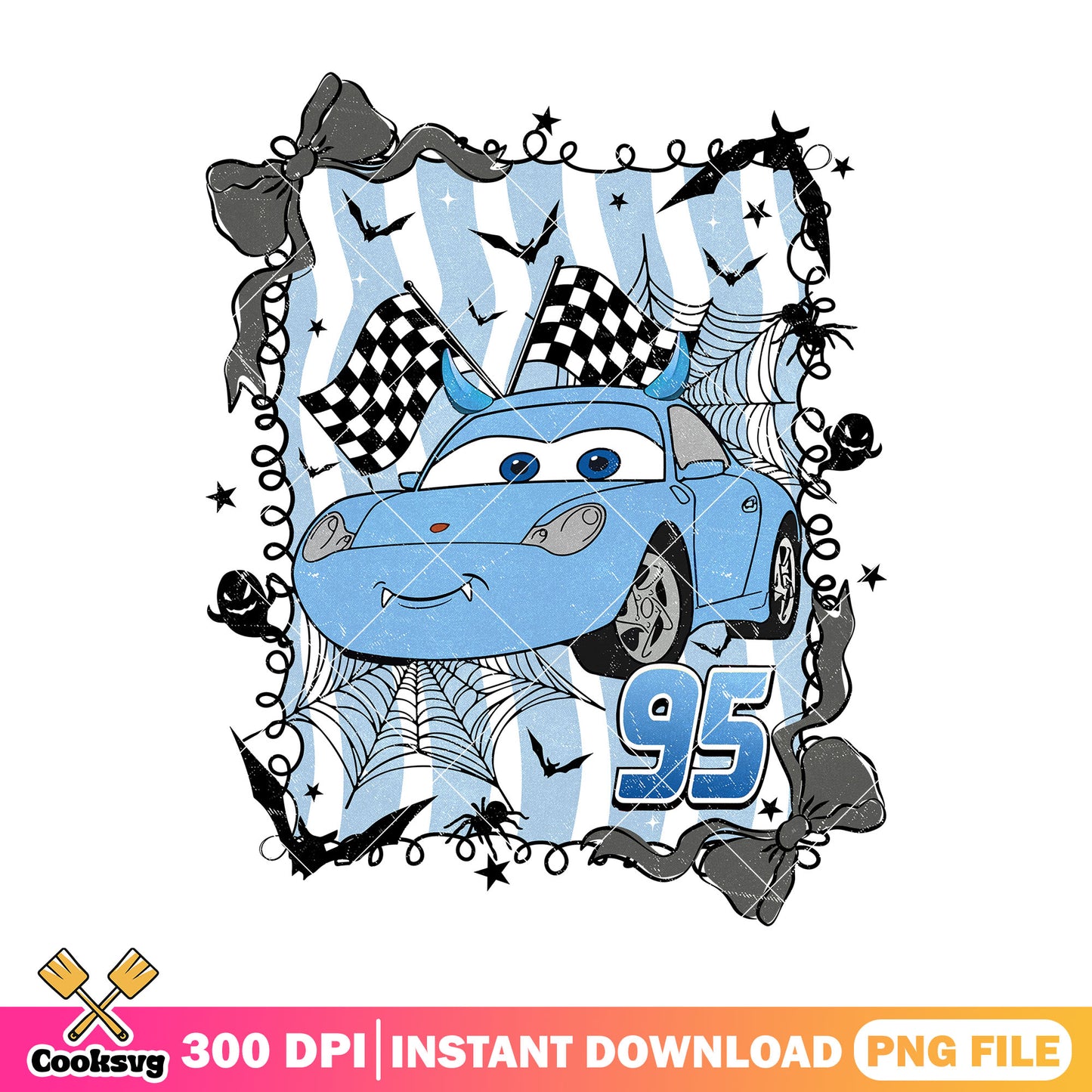 Lightning 95 spooky racer png, halloween costumes​ png, cars cartoon png