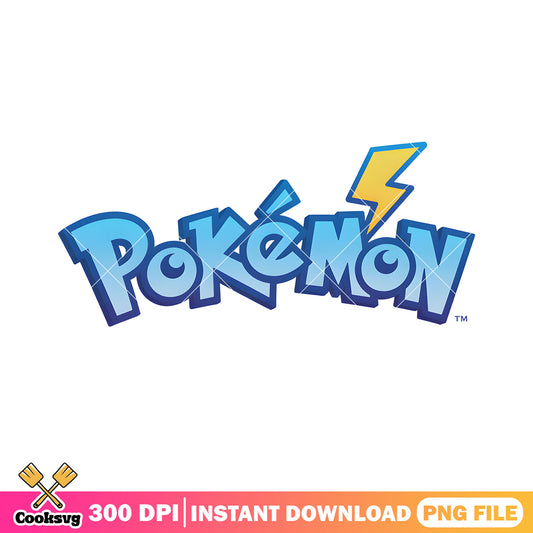 Lightning bolt pokemon style png, pokemon logo png, pokemon poster png