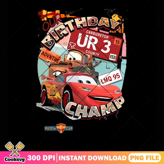 Lightning mcqueen with LMG 95 png, race car png, disney pixar png