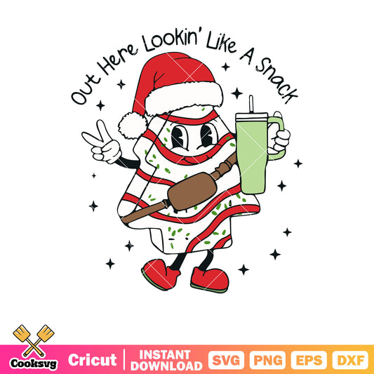 Like a christmas snack tree svg