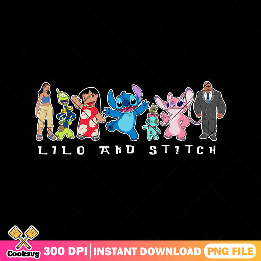 Lilo and stitch characters png, lilo stitch png, stitch friends png