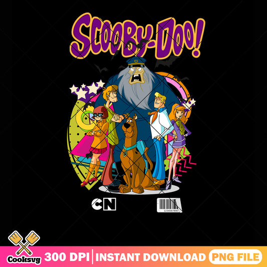 Lineup character scoby doo png, scary wizard png, Cartoon Network png