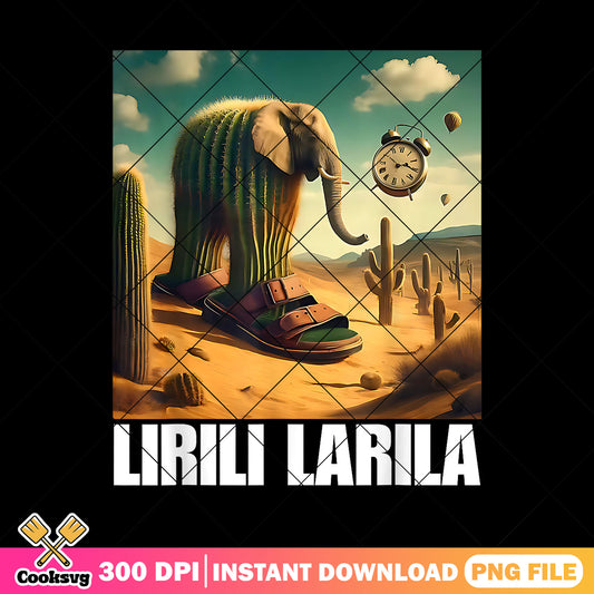 Lirili larila elephant brainrot png, brainrot memes​ png