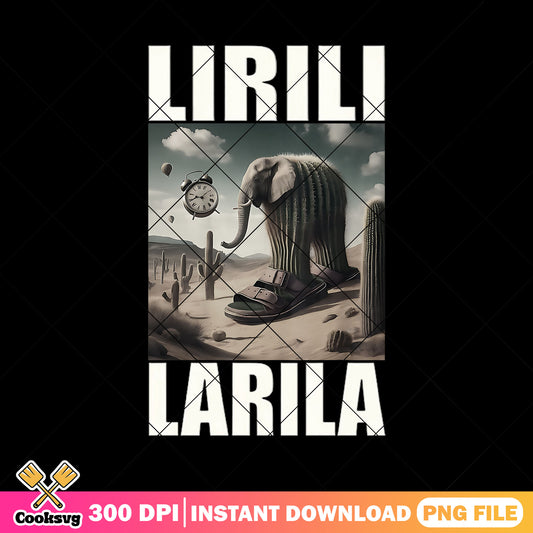Lirili larila elephant png, brain rot​ png, italian memes​ png