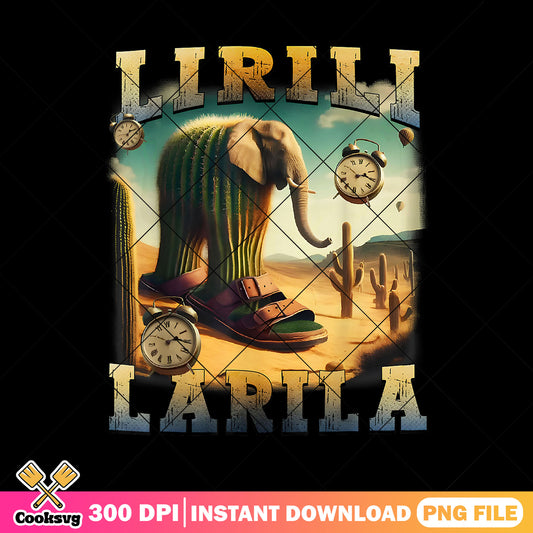 Lirili larila italia elephant png, brainrot memes​ png, italia meme png