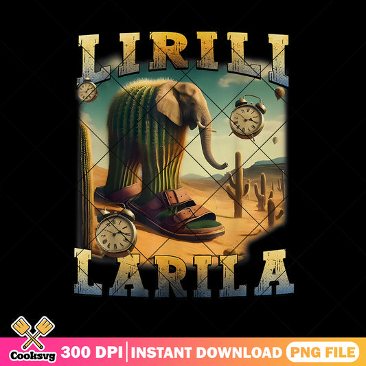 Lirili larila italia elephant png file, brainrot memes​ png, italia meme png