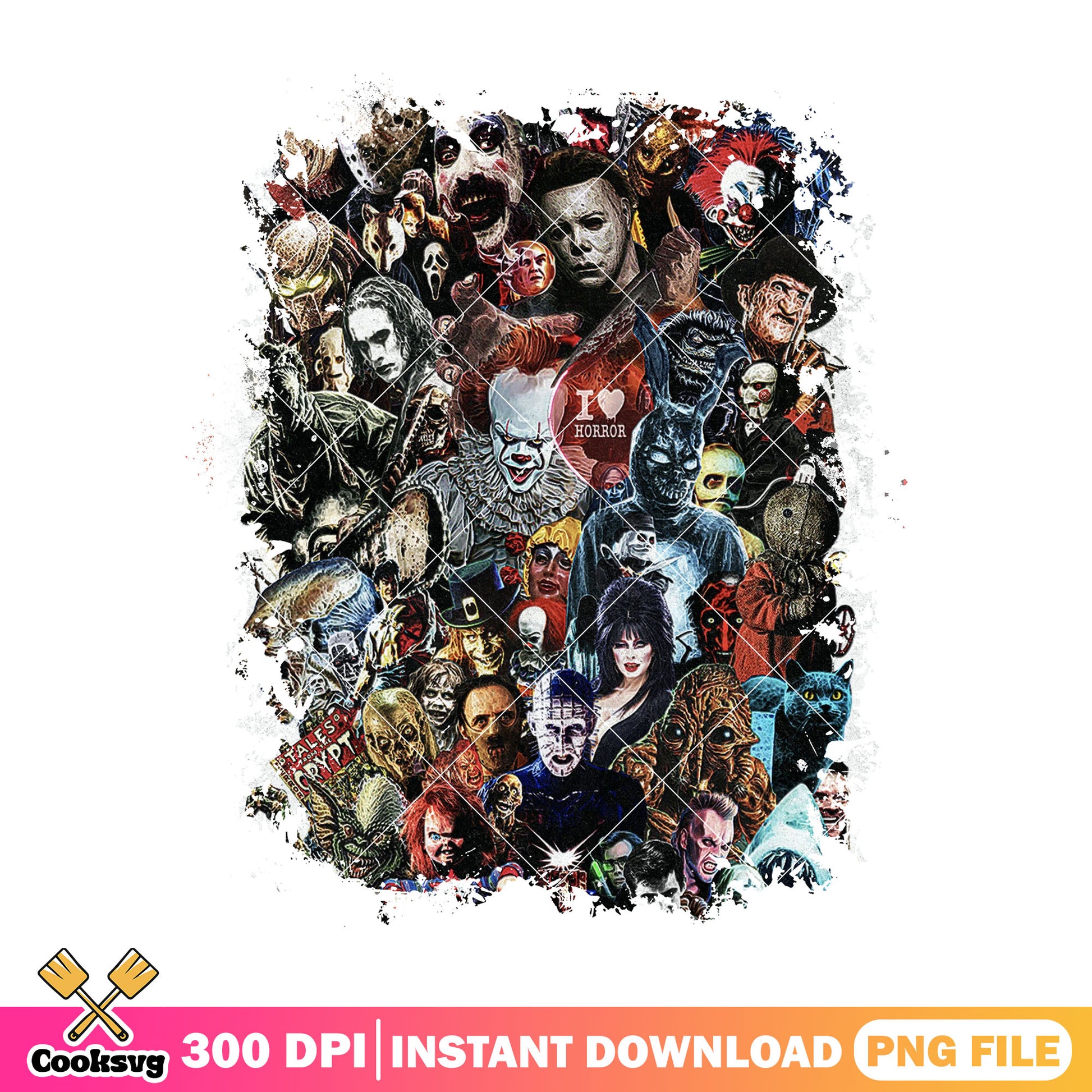 List of horror movie killers design png, hubie halloween cast png