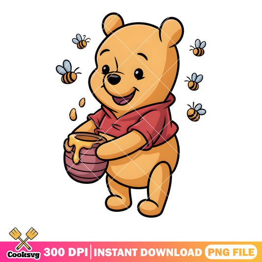 Little baby pooh png, winnie the pooh png, baby pooh png