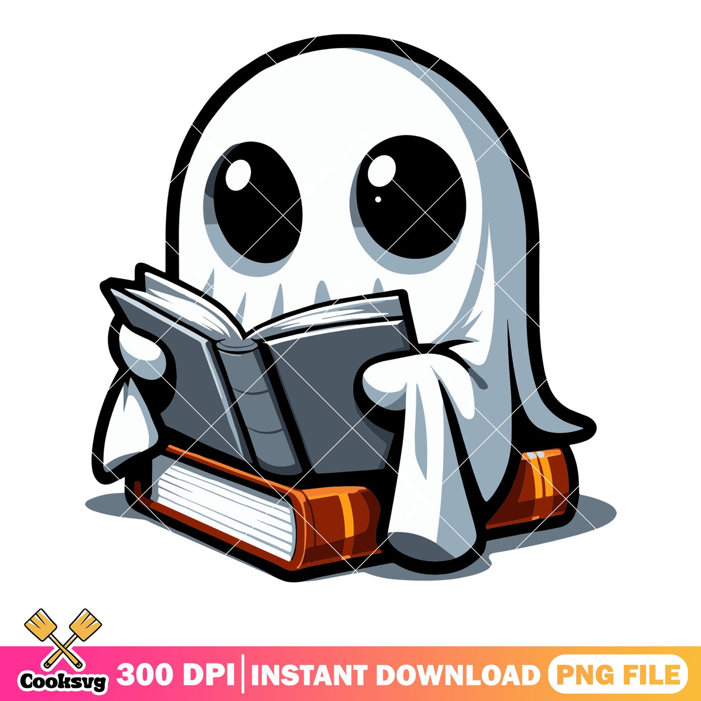 Little blanket read book read png, ghost costumes png, scary night png