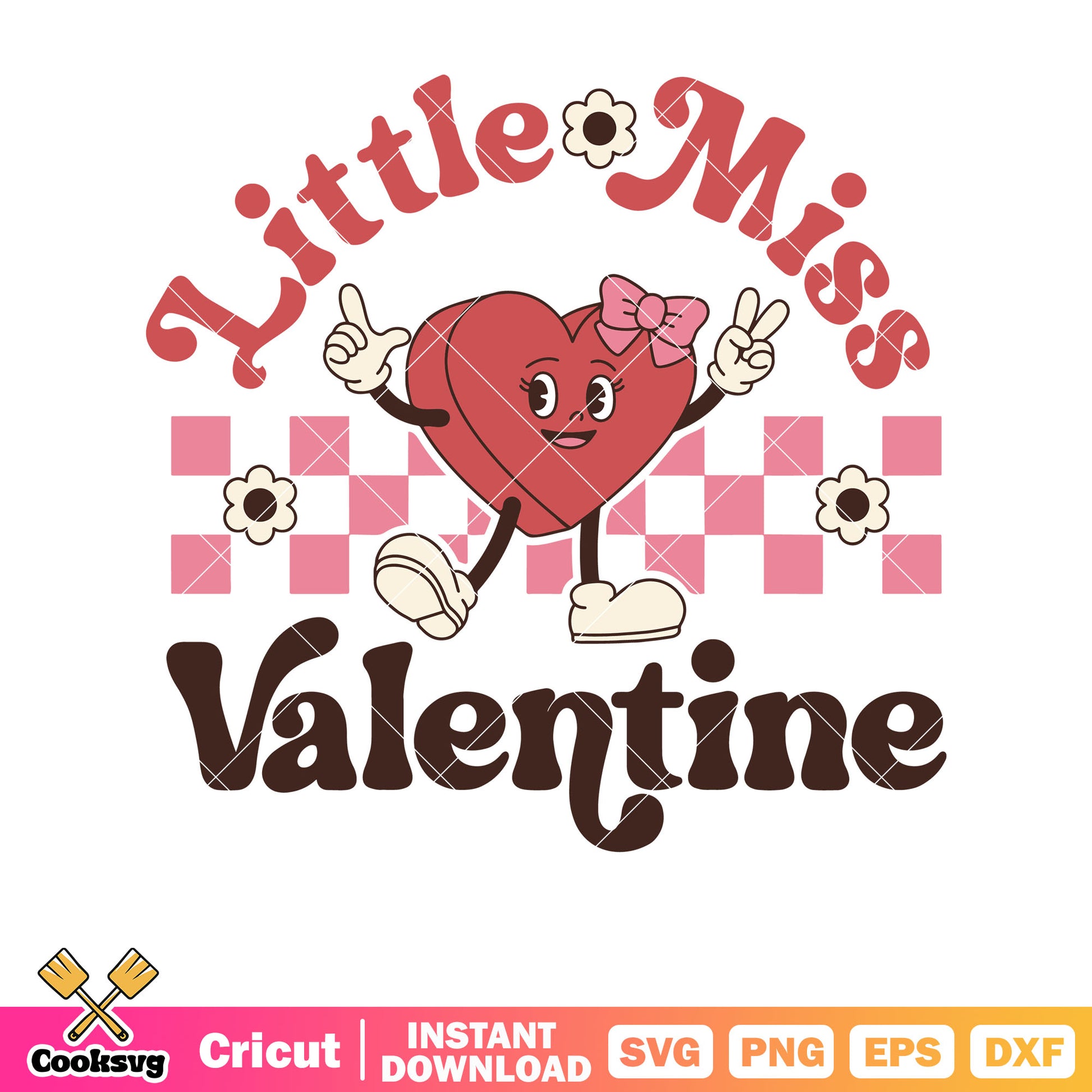 Little miss valentine vibes svg design, valentine vibes​ svg, little miss valentine​ svg