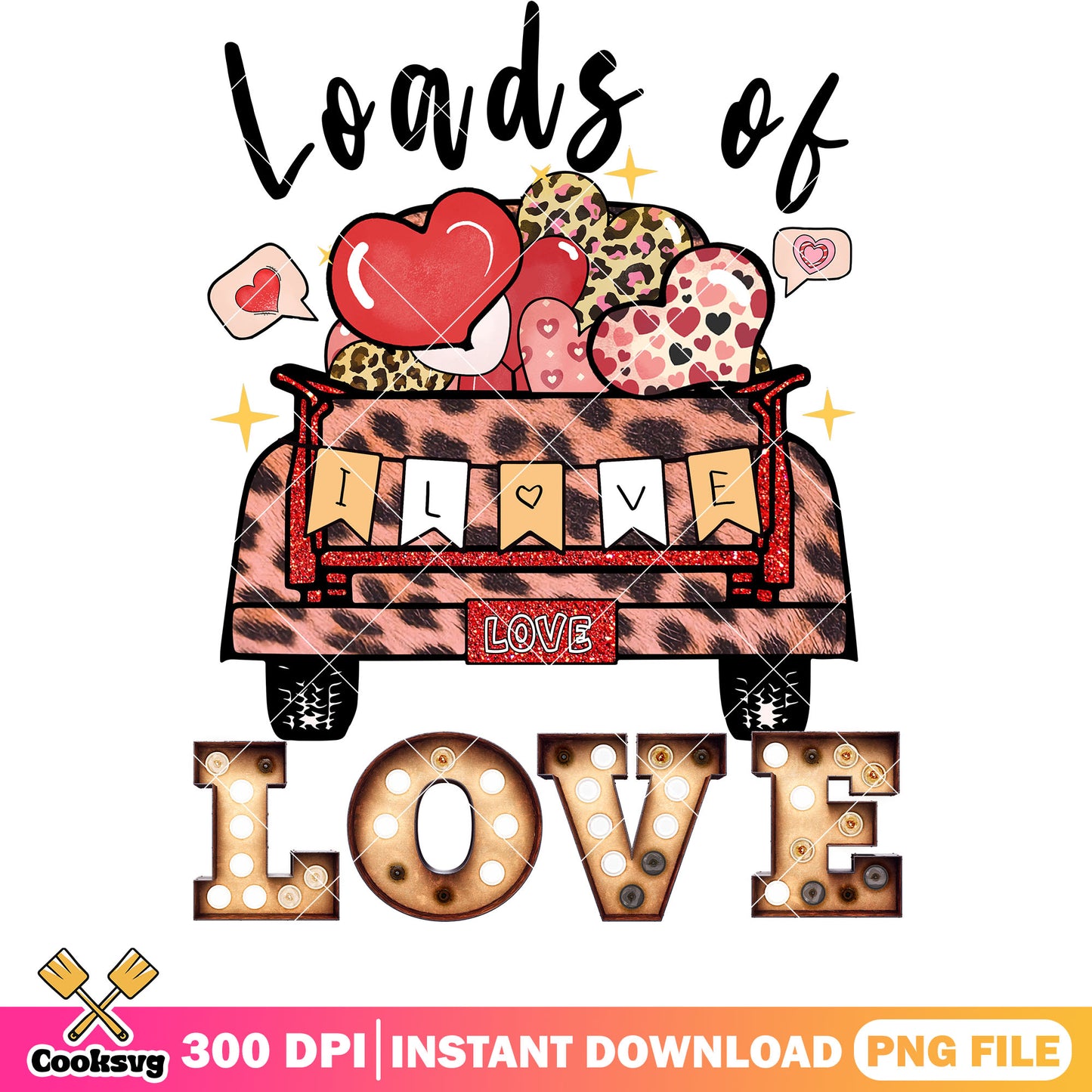 Loads of love in car valentine png, loads of love png, car valentine png