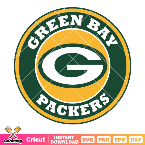Logo G packer svg, national football leauge svg, green bay packers svg