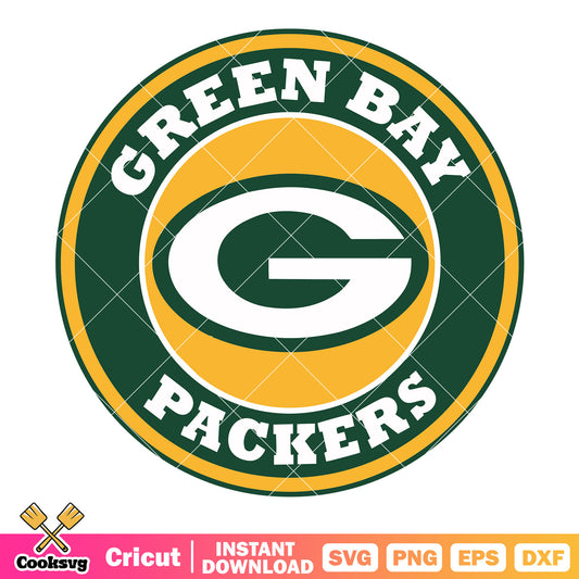 Logo G packer svg, national football leauge svg, green bay packers svg