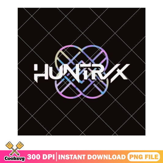 Logo black huntrix kpop png, background black png, logo black png