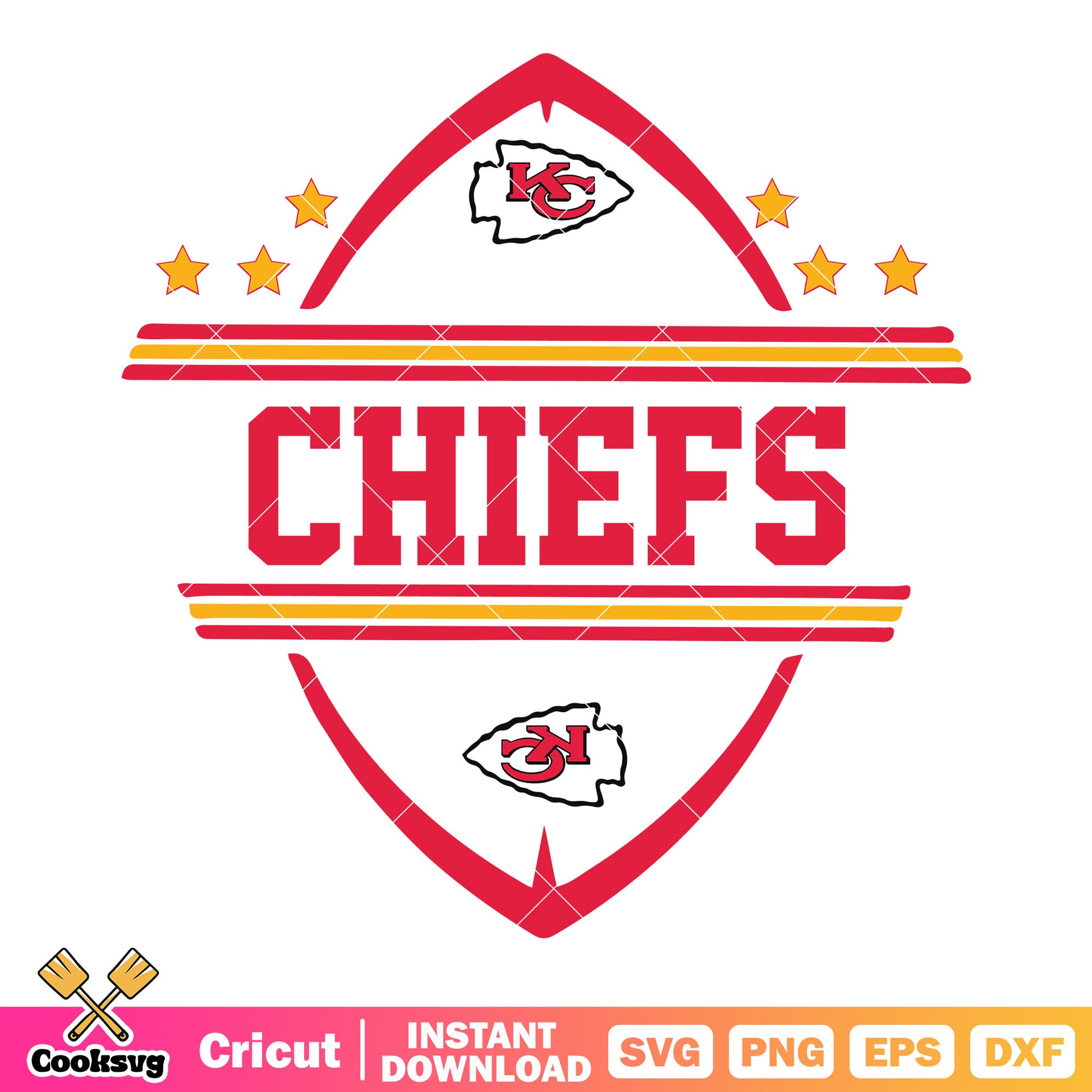 Logo chiefs kansas svg, kansas city chiefs svg, nfl post season​ svg