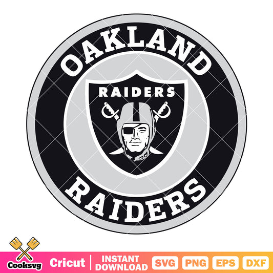 Logo football oakland team svg, oakland raiders svg, just win baby svg