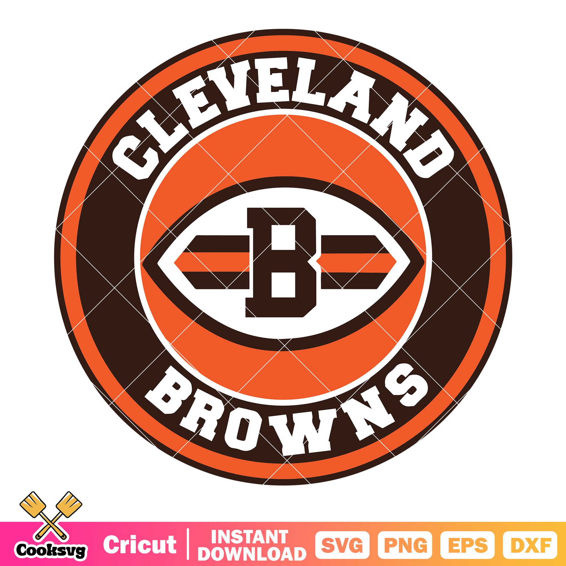 Logo nfl teams cleveland browns svg, american football svg