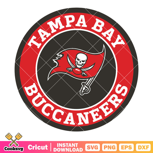 Logo tampa bay skill football svg, tampa bay buccaneers svg, nfc svg