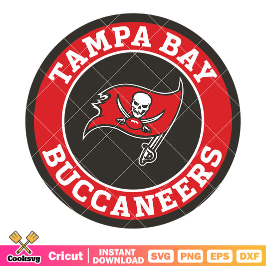Logo tampa bay skill football svg, tampa bay buccaneers svg, nfc svg