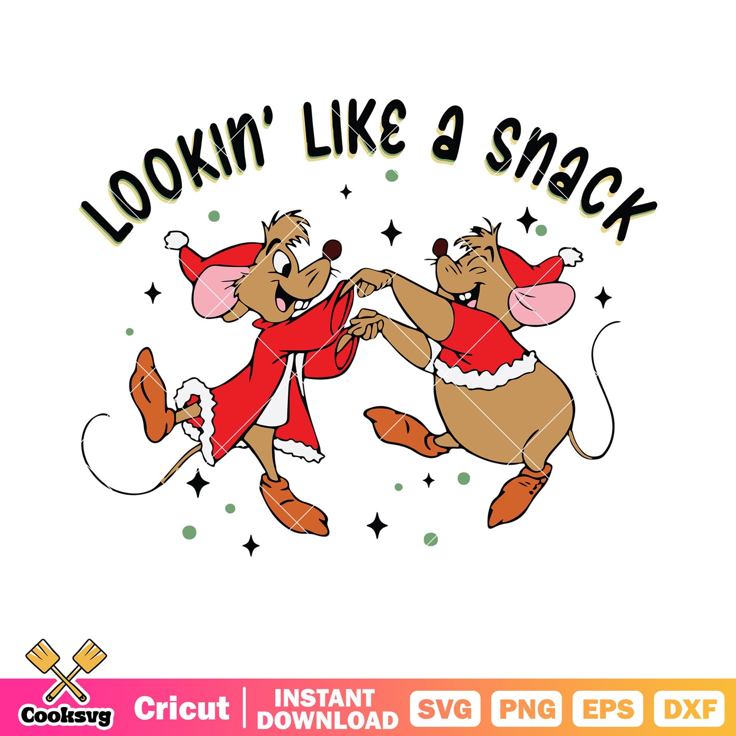 Lookin like a snack svg, jaq and gus svg, starry night svg