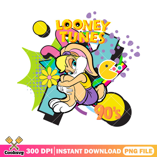 Looney Tunes character png, Retro lola bunny​ png, looney tunes film png
