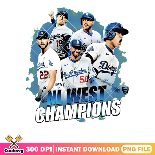 Los angeles football team png, nl team​ png, LA dodgers​ png