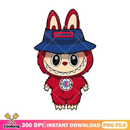 Los angeles labubu baseball team png, labubu cute png, labubu png