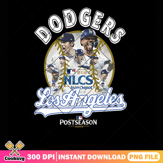 Los angeles postseason png, nlcs​ png, Los angeles dodgers​ png