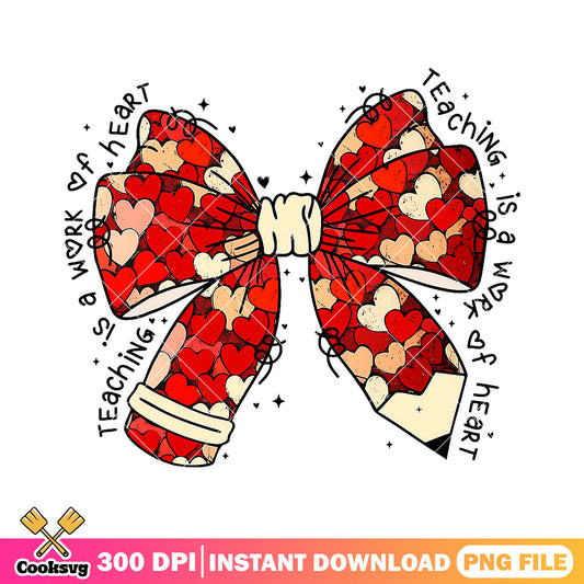 Love bow file design png, red bow png, going back to school png