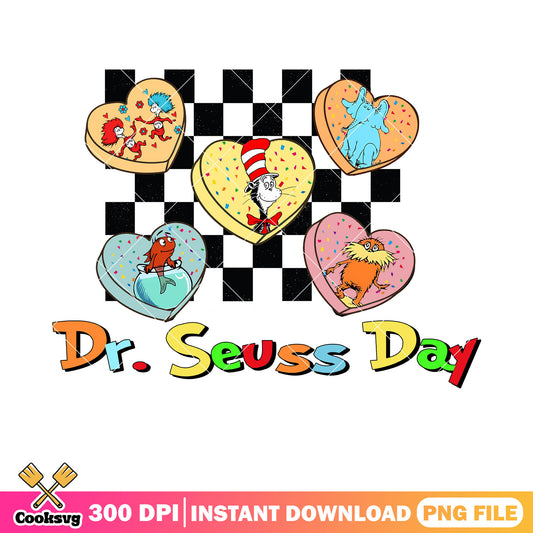 Love dr seuss day with friends png, dr seuss love png, dr seuss day png