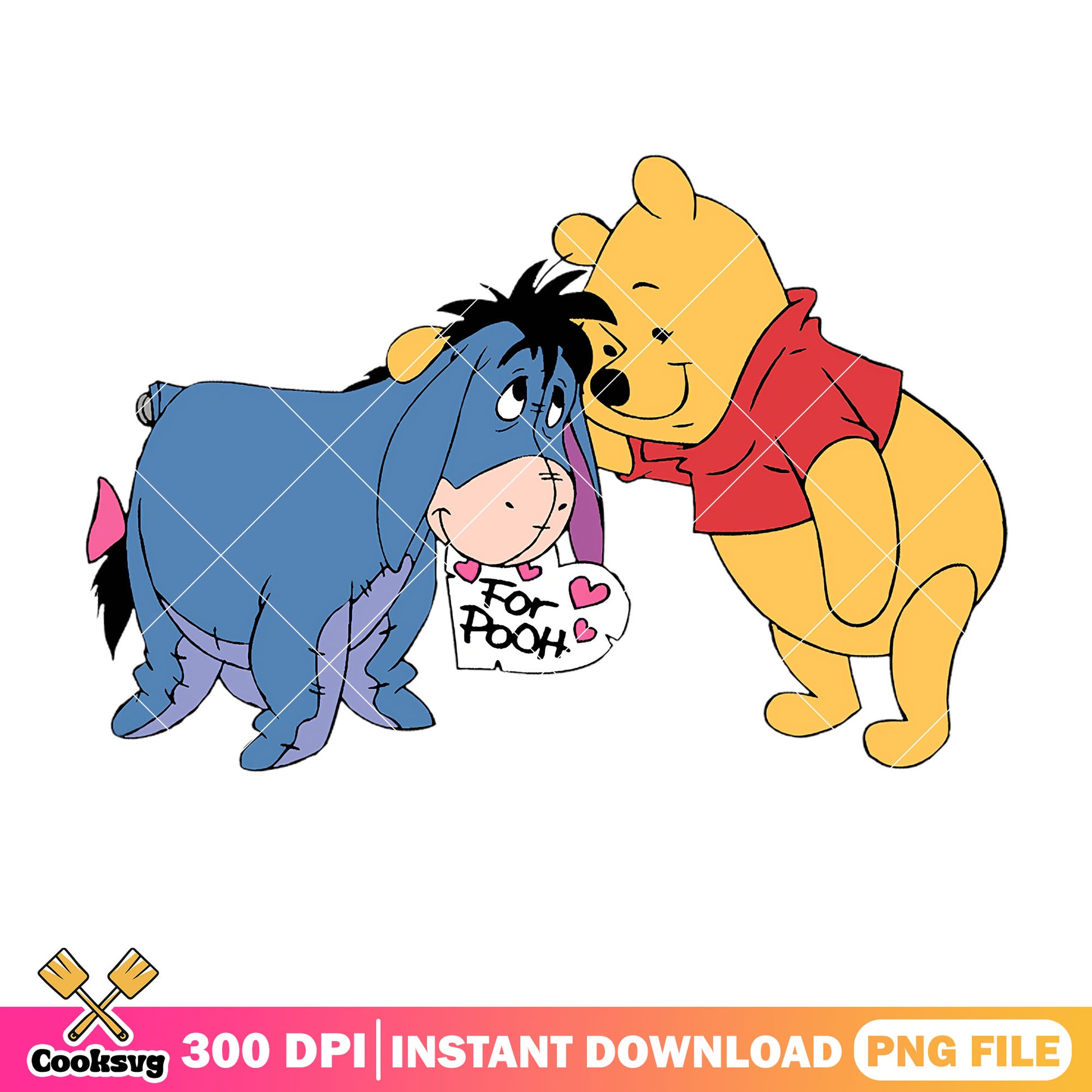 Love for pooh valentine png, pooh valentine png, winnie the pooh png