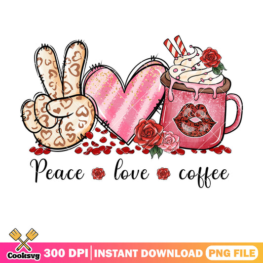 Love fuel peace love coffee valentine png, peace love coffee png, love fuel png