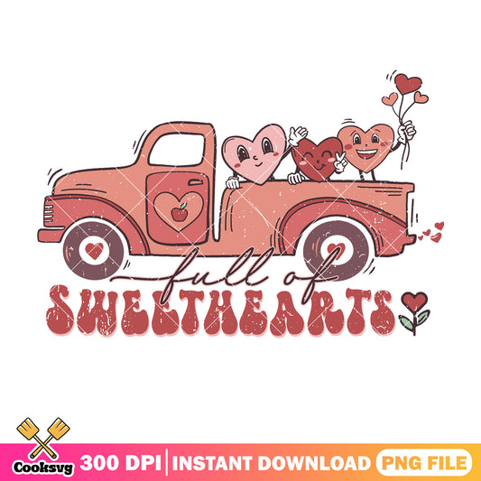 Love full of sweethearts valentine png, love valentine png