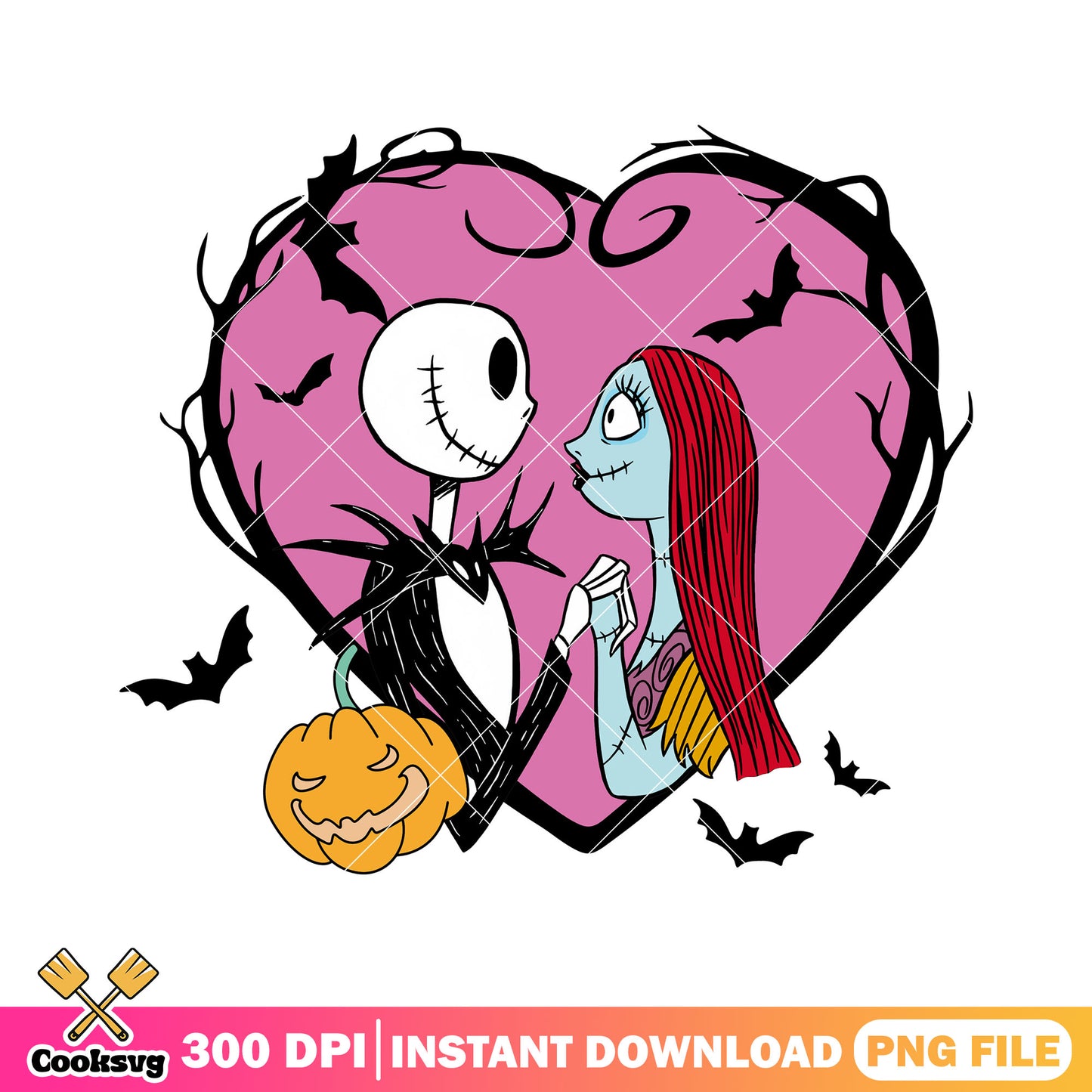 Love jack skellington png, halloween happy png, halloween art png