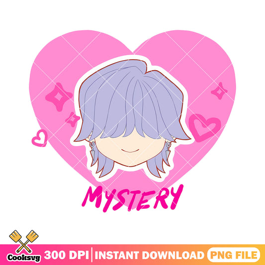 Lovely little mystery png, mystery saja png, romance saja png