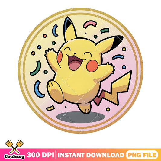 Lovely pikachu sticker png, pikachu png, pokemon poster png